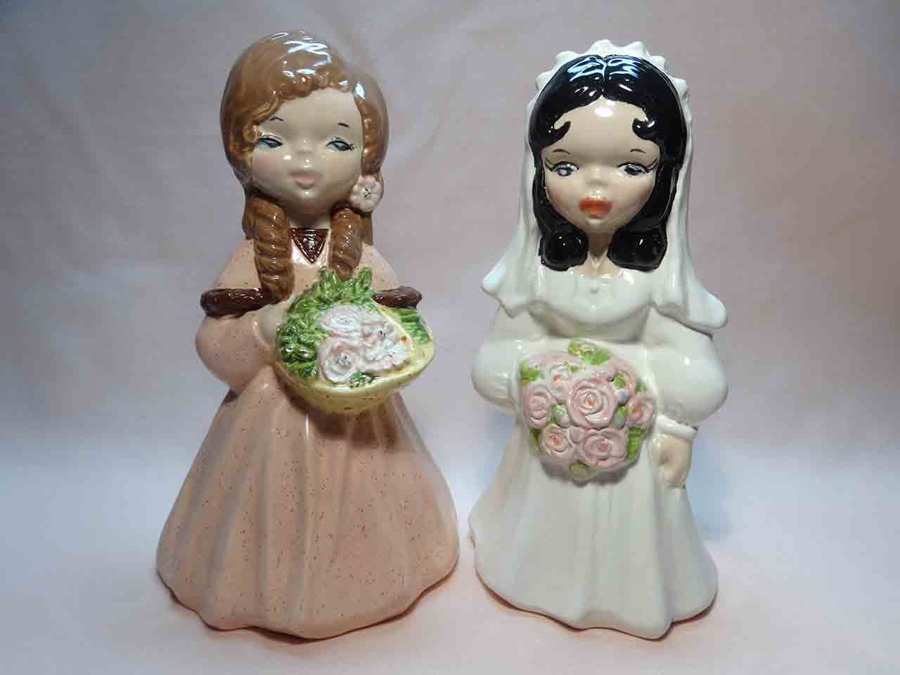 34084 Girls of the month by Jean Grief - salt and pepper shakers