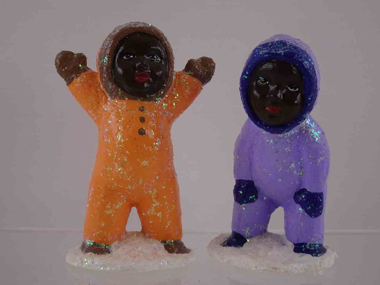 59337 Black snow babies by Jean Grief salt and pepper shakers