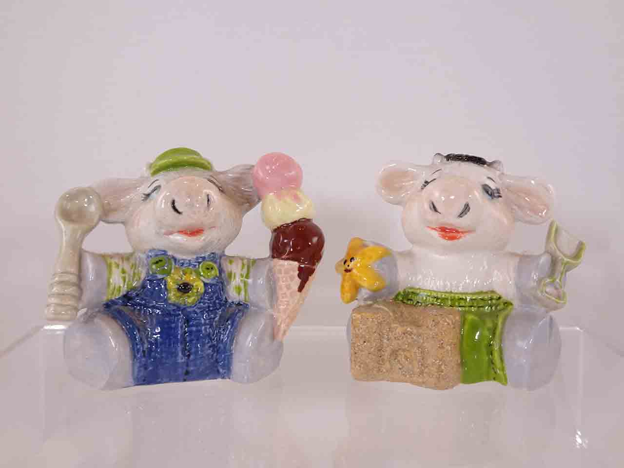 61794 Cows of the month salt and pepper shakers series by Jean Grief