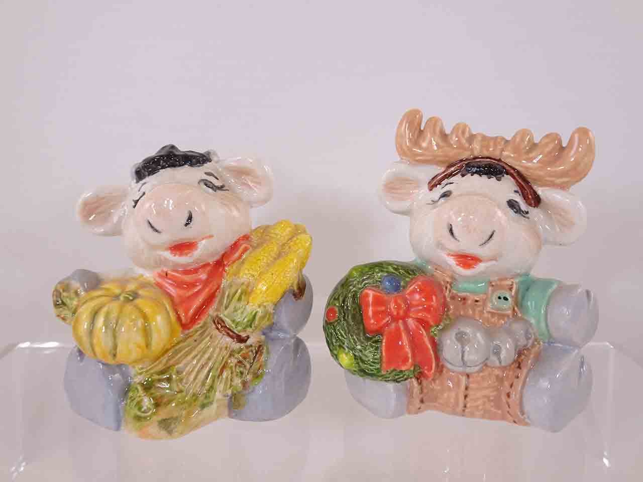 61796 Cows of the month salt and pepper shakers series by Jean Grief