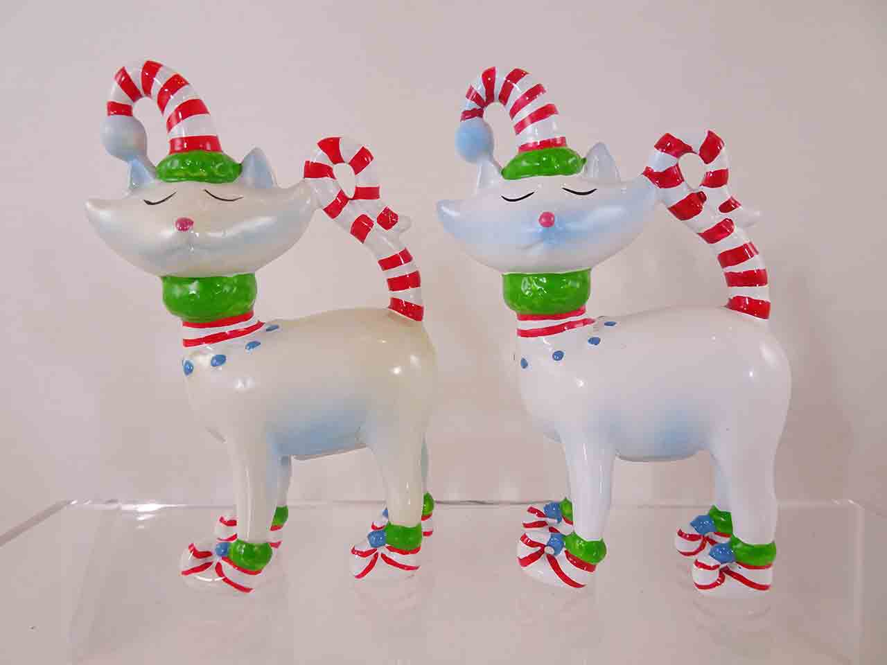 62916 Christmas farm animals salt and pepper shakers series - cats