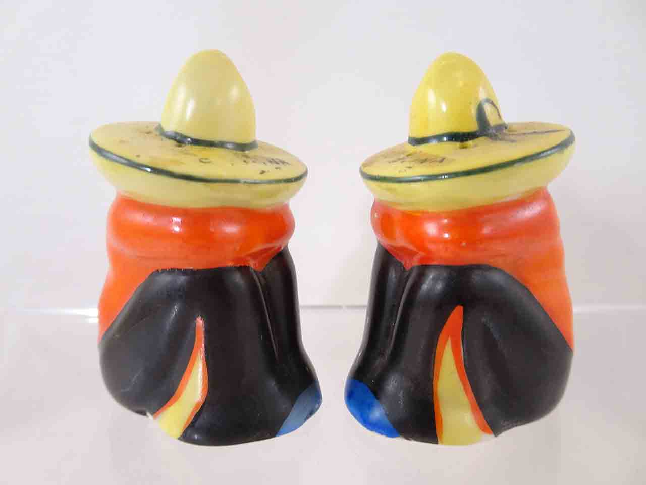 63205 Non-Moriage version of Mexicans salt and pepper shakers