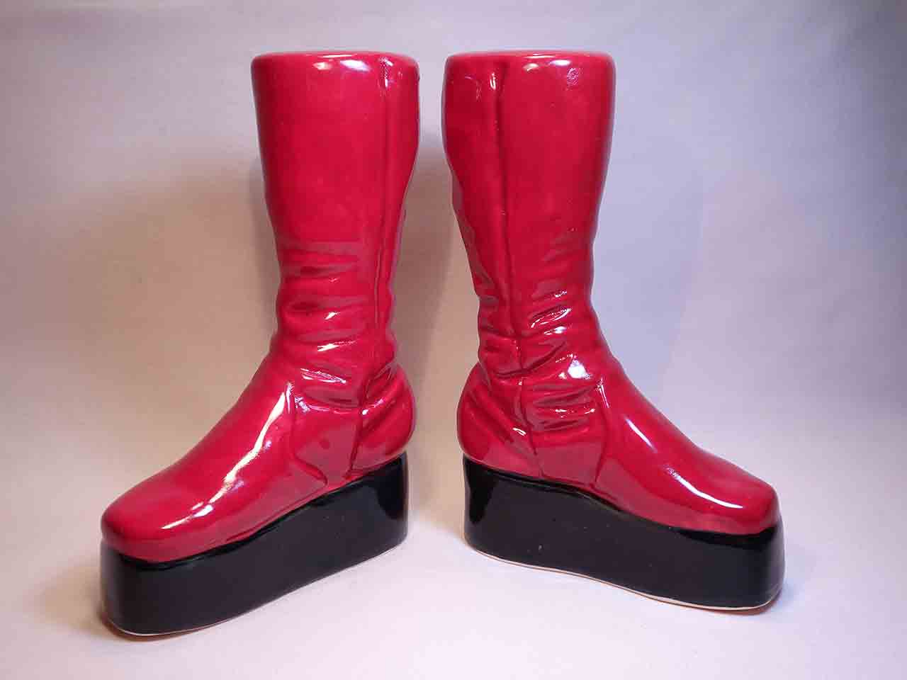 43993 David Bowie's red boots by Gary Seymour
