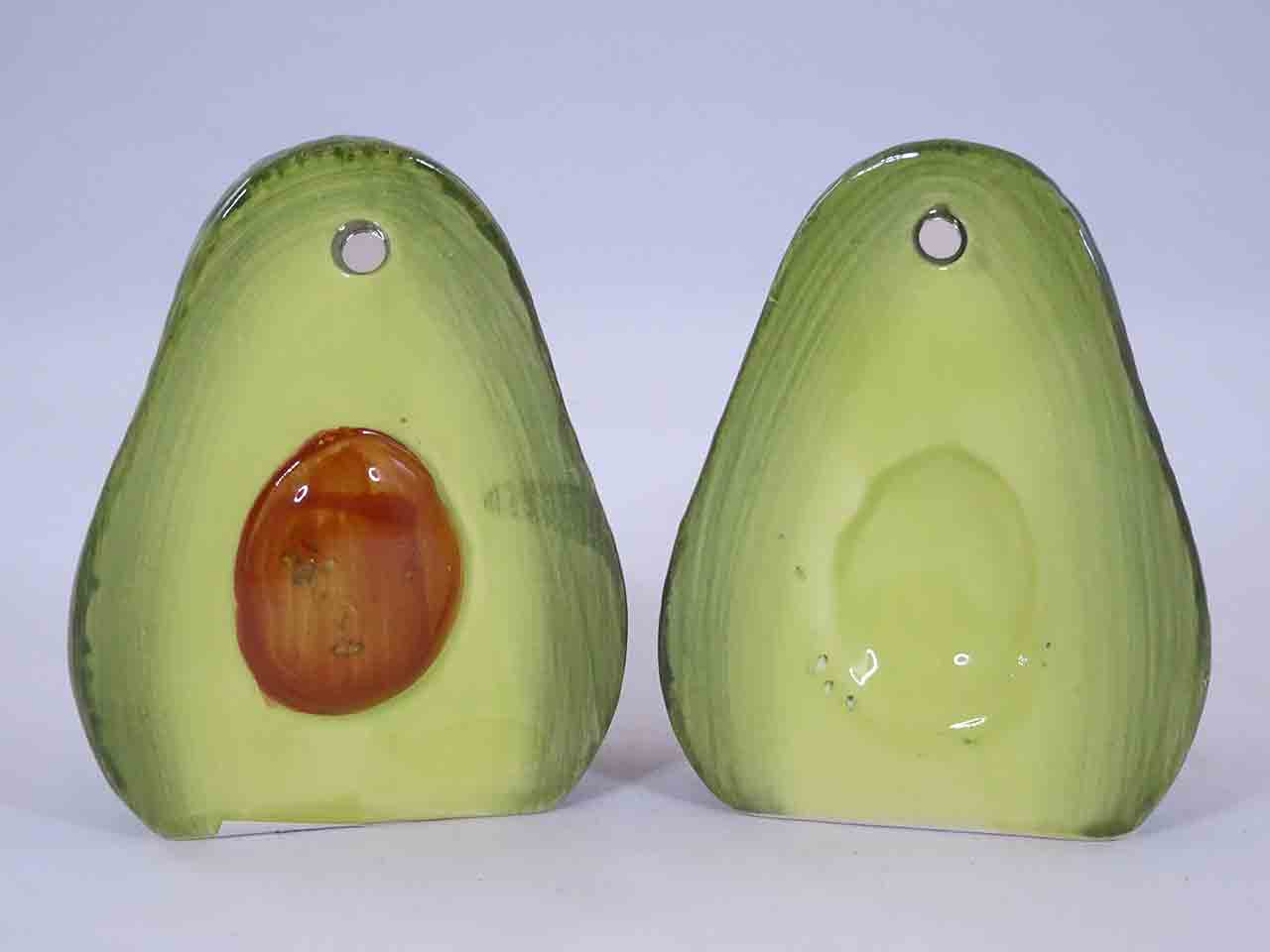 47843 Avocado magnetic salt and pepper shakers