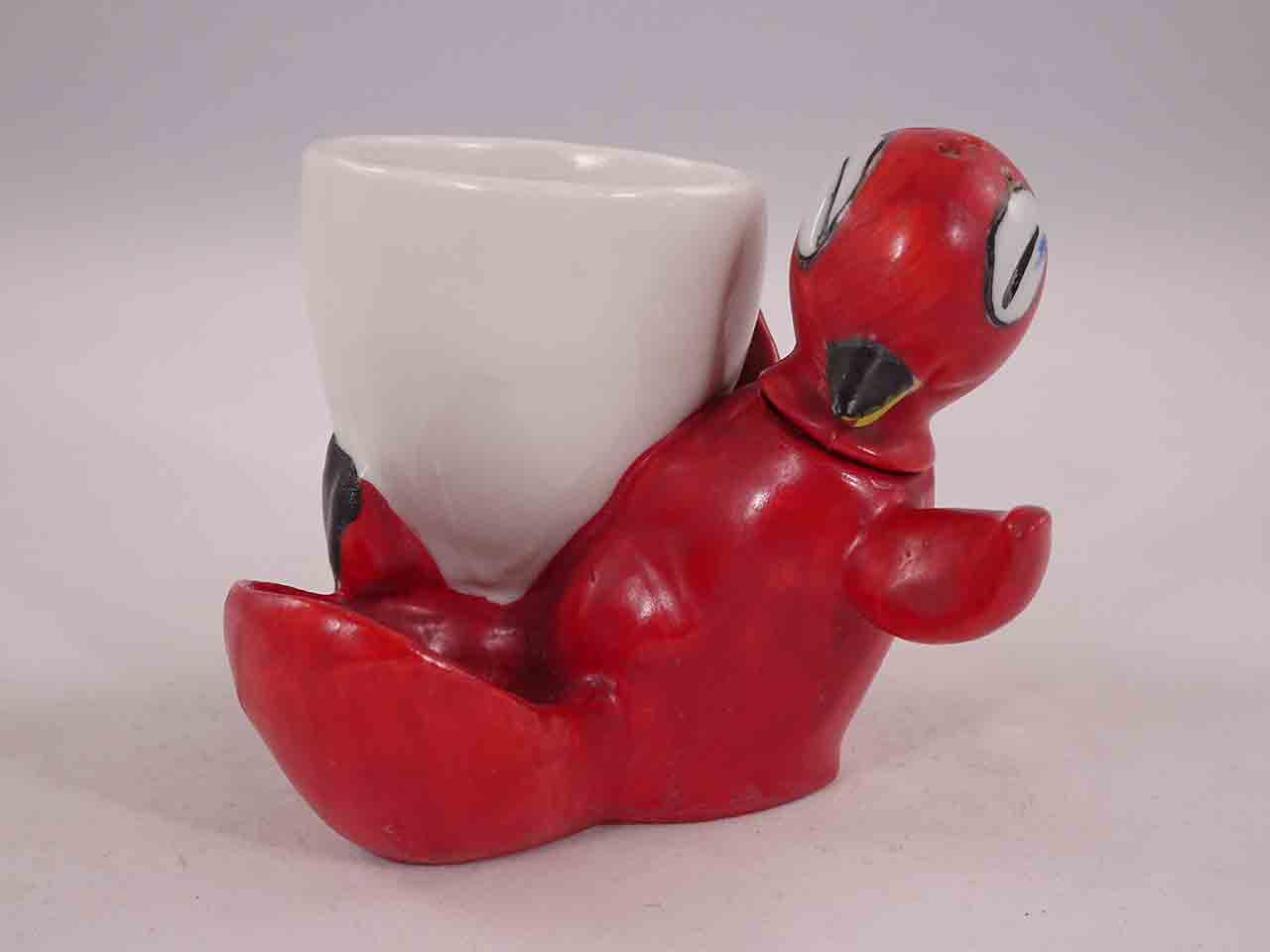 48240 Germany Egg Cup and Shaker Head Animals - bird