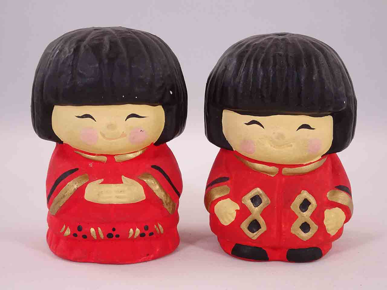 48429 Gibson Greeting Cards Salt and Pepper Friends - Japanese salt and pepper shakers