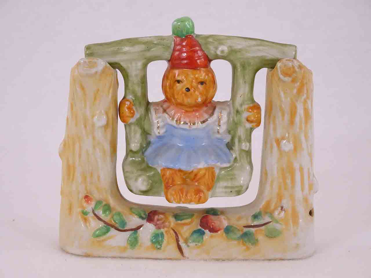 49283 Animals on swings salt and pepper shaker series - dog
