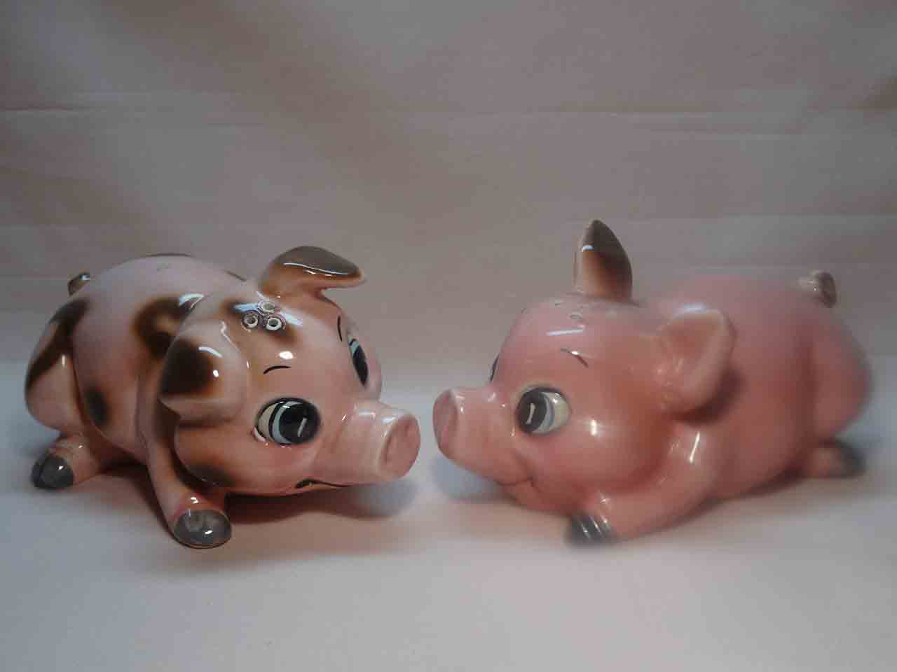 30451 Kreiss animals salt and pepper shakers - large pigs