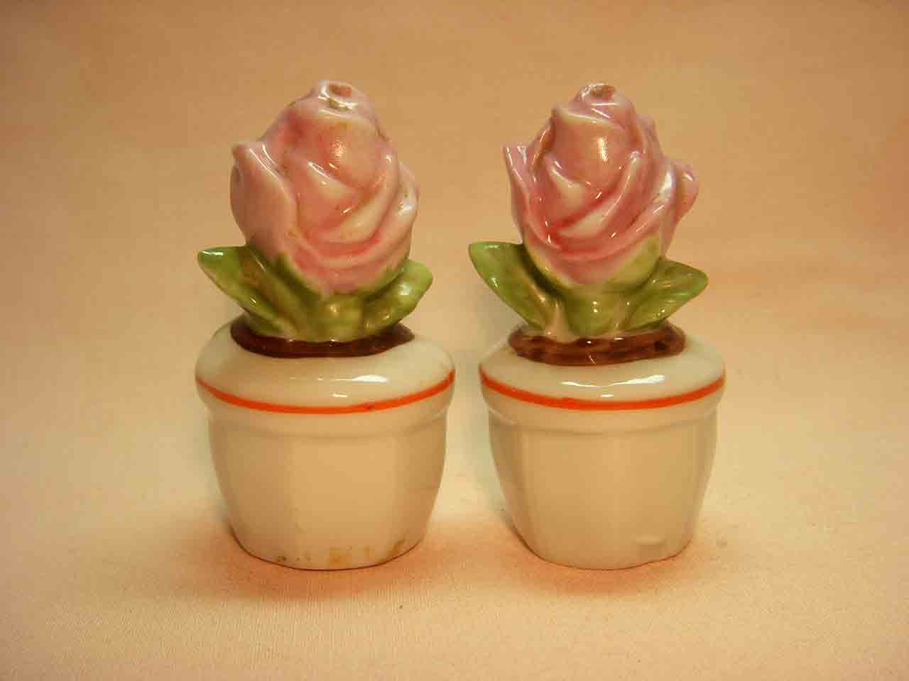 4594 Germany flowers salt and pepper shakers
