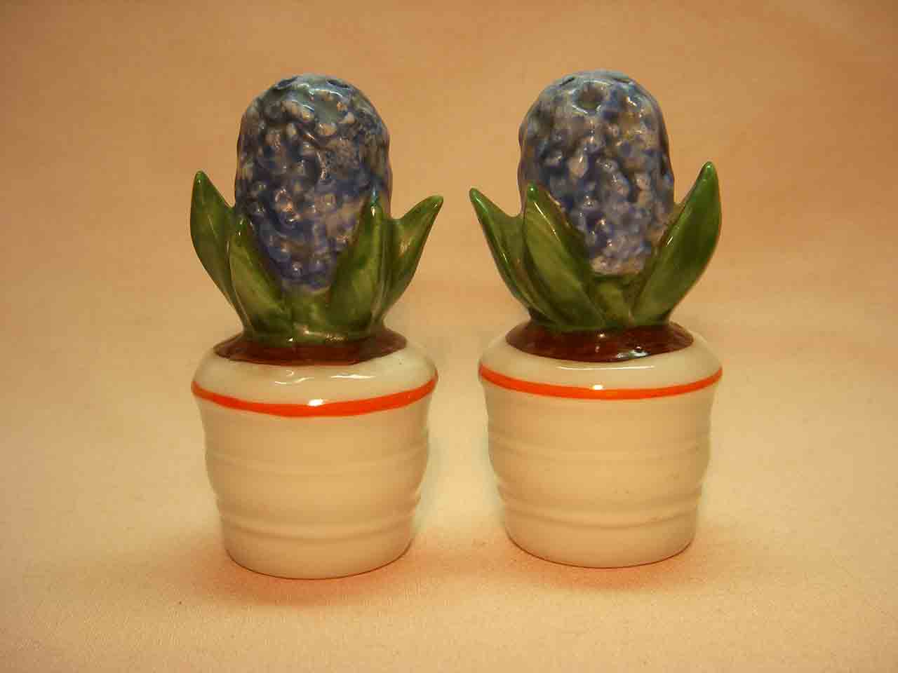 4598 Germany flowers salt and pepper shakers