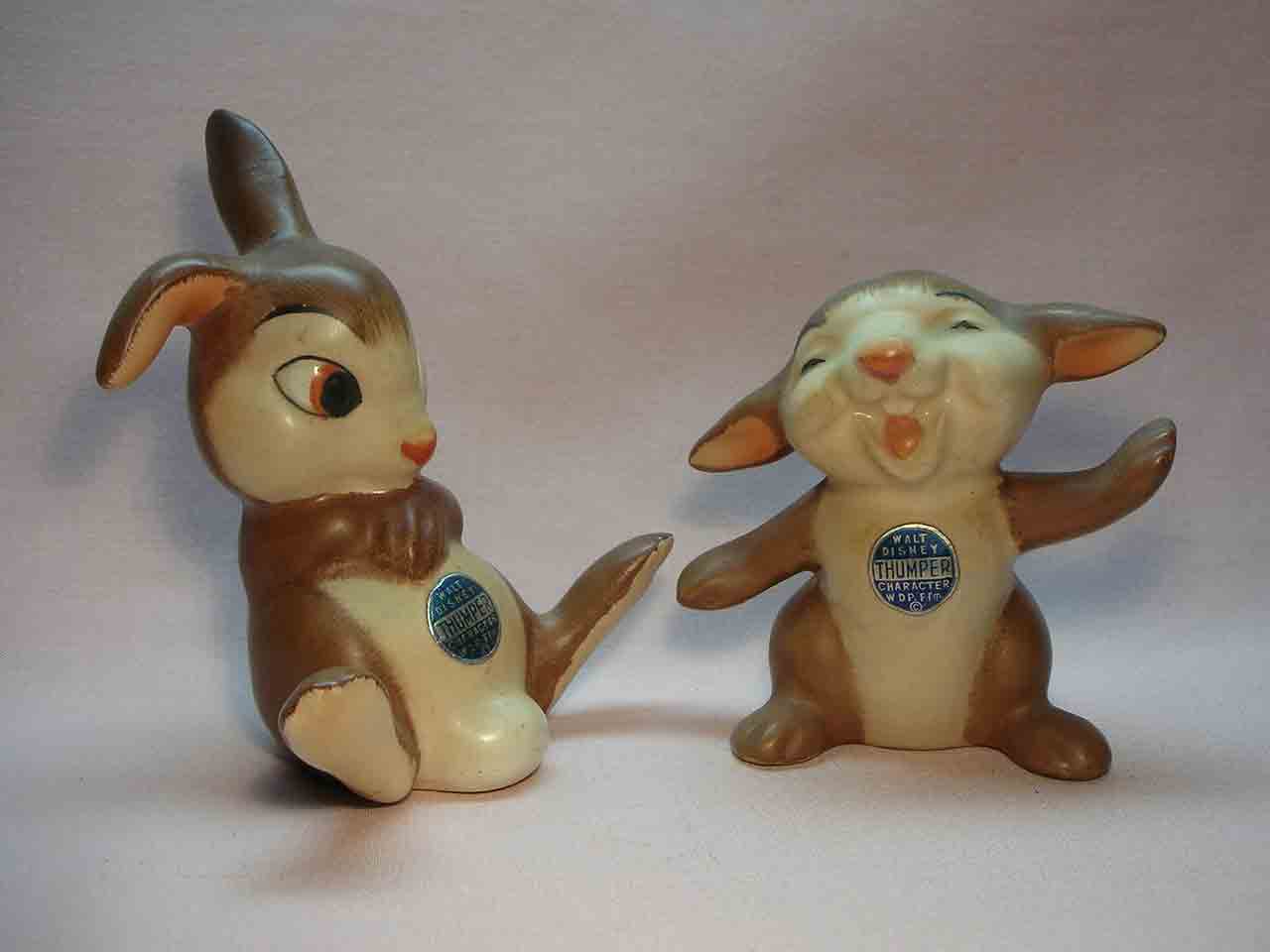 65 Goebel Thumper bunny rabbits from Bambi salt and pepper shakers