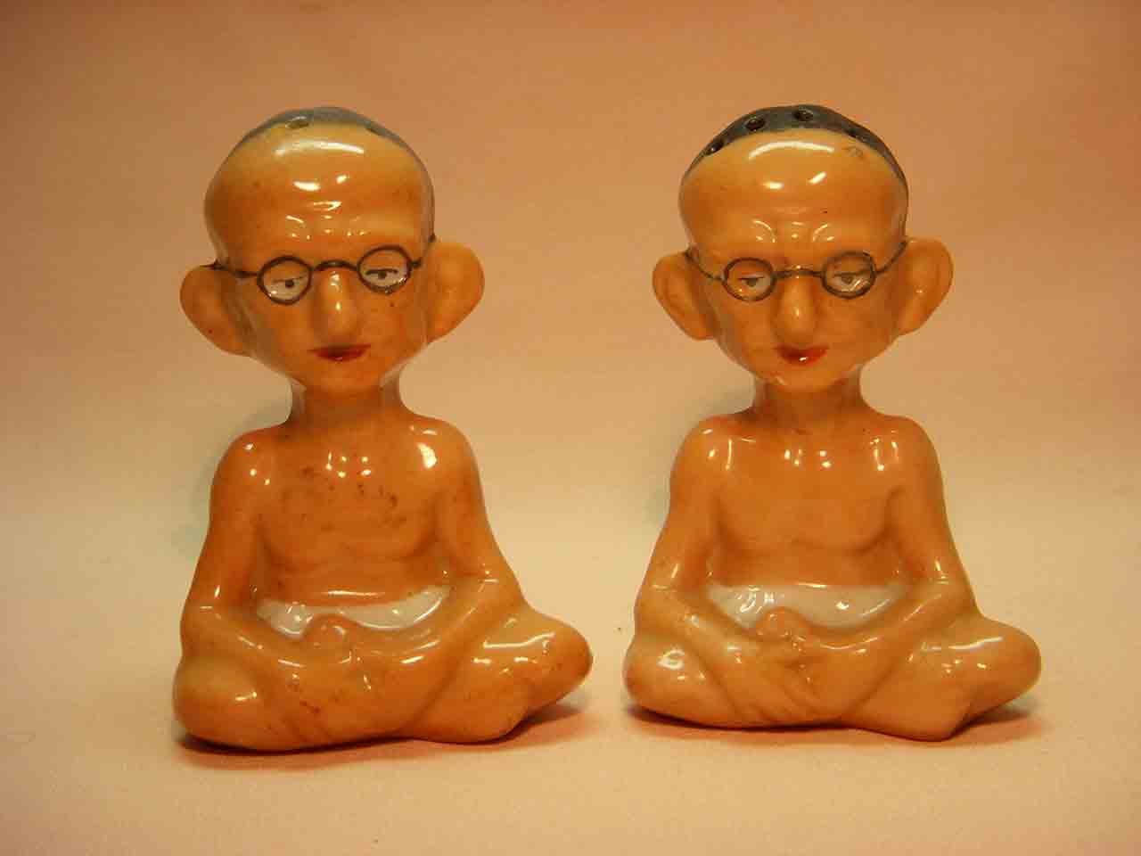 6846 Gandhi salt and pepper shakers - made in Germany