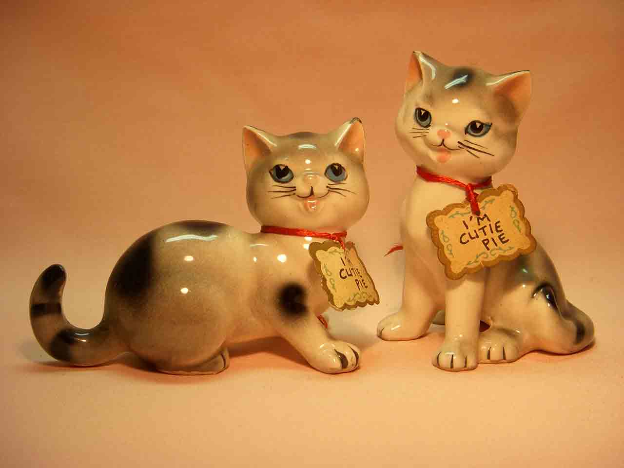 7090 Kittens by Karen - cat salt and pepper shakers - "I'm Cutie Pie"