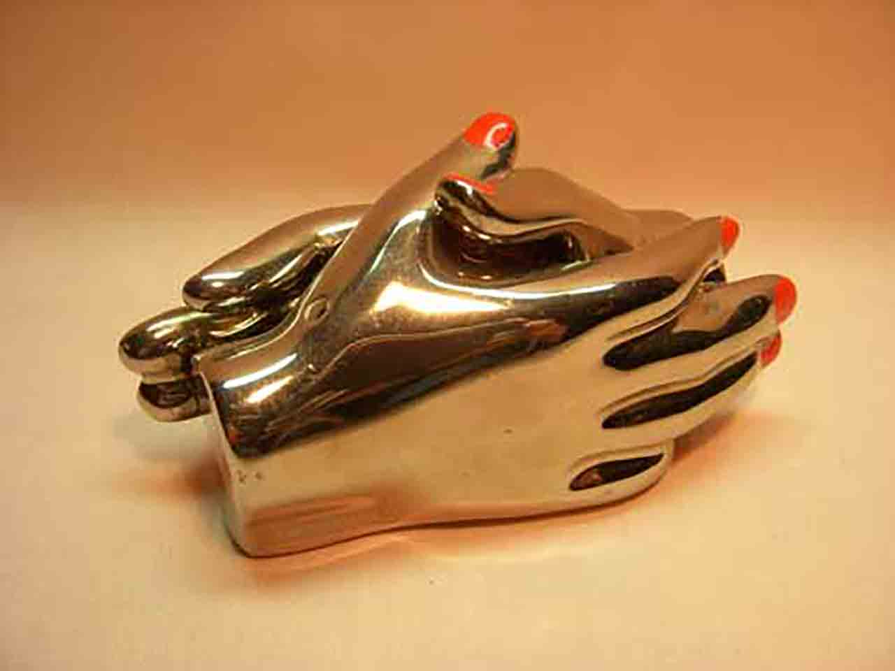 12102 Hand salt and pepper shakers