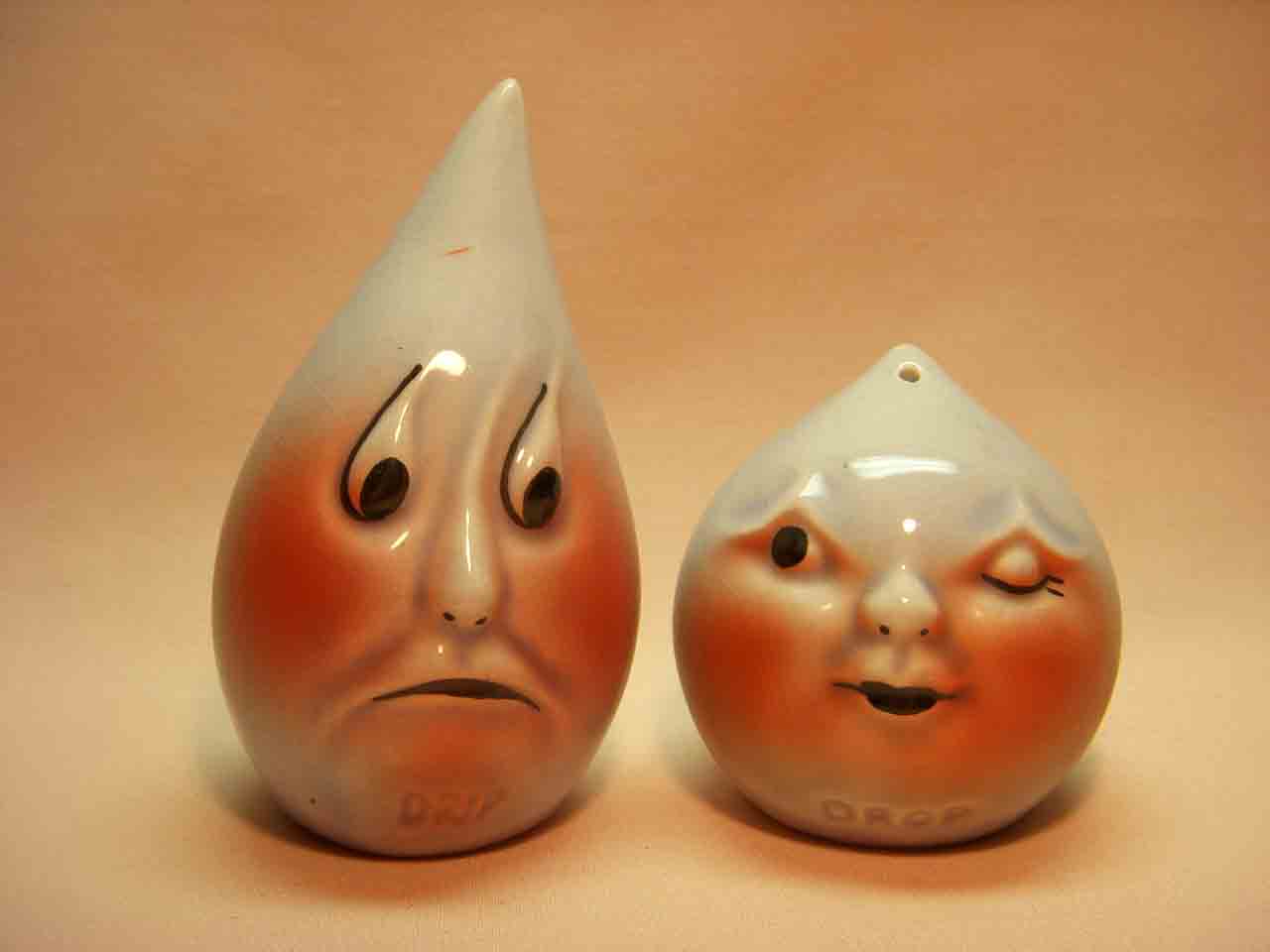 21657 Vallona Starr Drip and Drop salt and pepper shakers