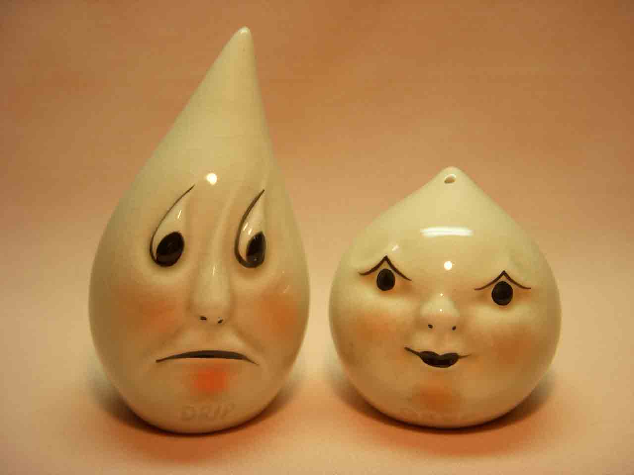 21663 Vallona Starr Drip and Drop salt and pepper shakers