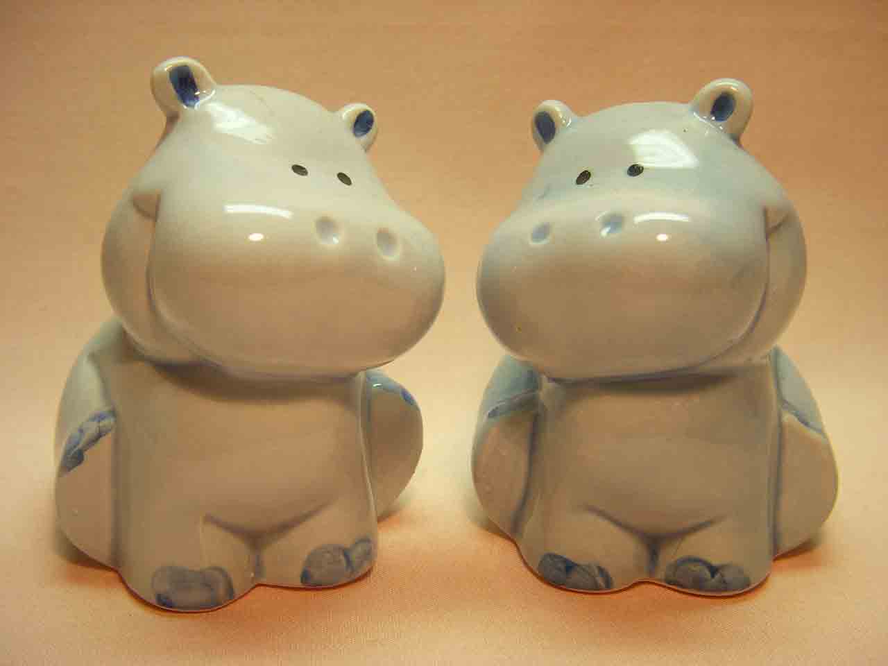 21978 Josef Original animals salt and pepper shakers series - hippos