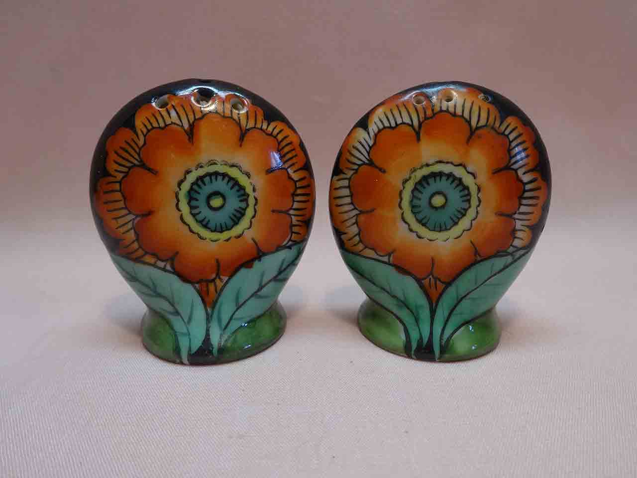 27060 Noritake flowers salt and pepper shakers
